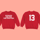 Swifties Sweatshirt - Red - Kids/Adult