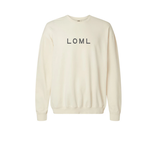 LOML Adult Sweatshirt in Ivory