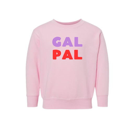 gal pal sweatshirt in pink