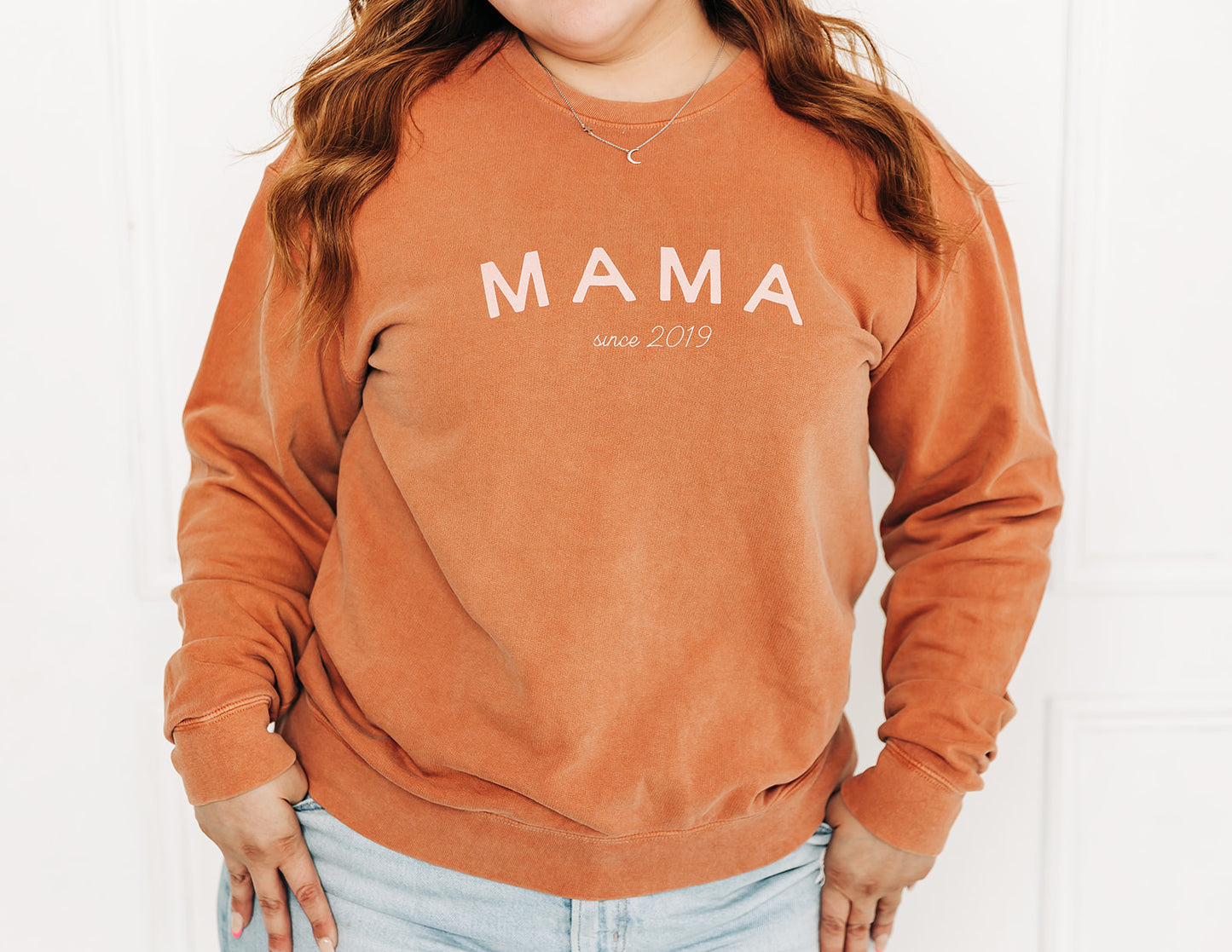 Mama Sweatshirt in Yam