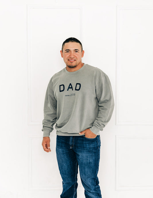 Dad Sweatshirt in Grey
