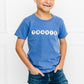 Kids Custom Name Friendship Bracelet Tee - Flo Blue