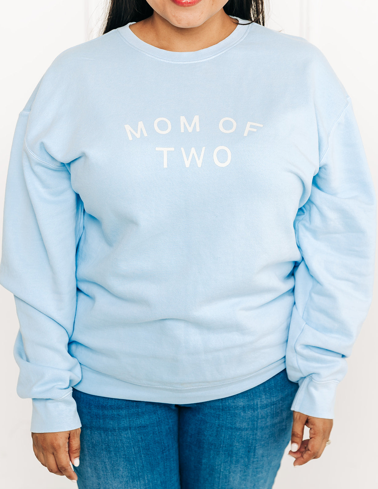 Mom of _____ Sweatshirt in Hydrangea