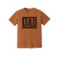 Dad Checker Tee in Rust
