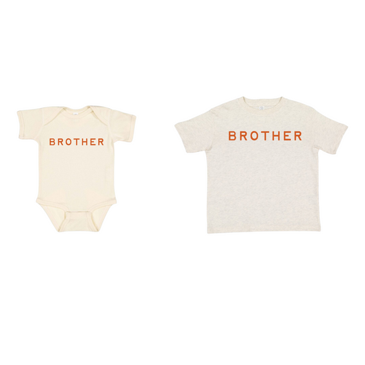 Brother Tee/Bodysuit in Natural