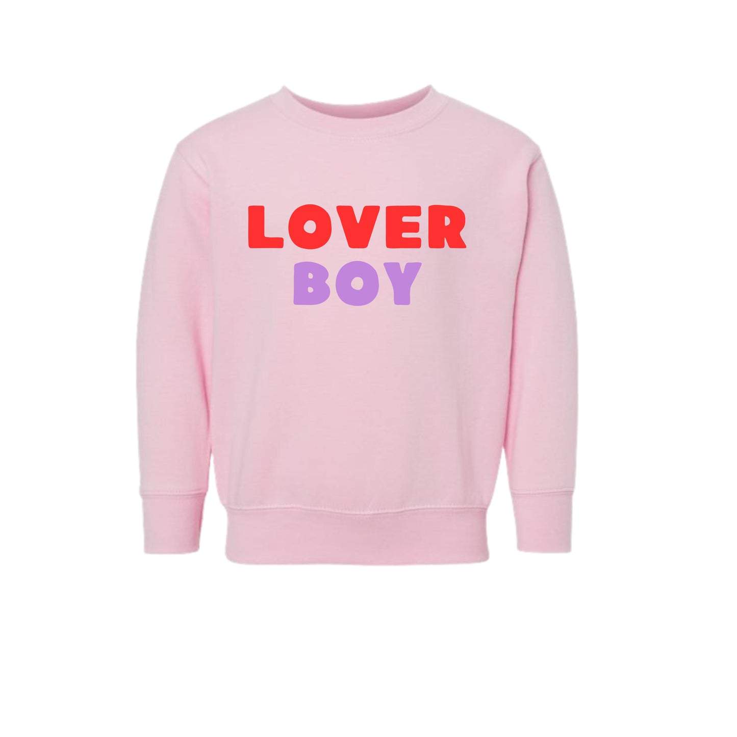 lover boy sweatshirt in pink