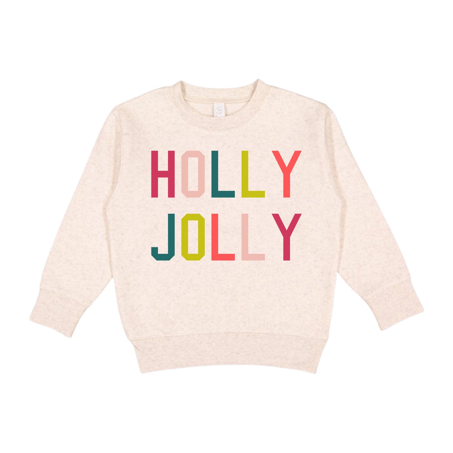 Holly Jolly sweatshirt in cream