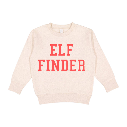 Elf Finder sweatshirt in cream