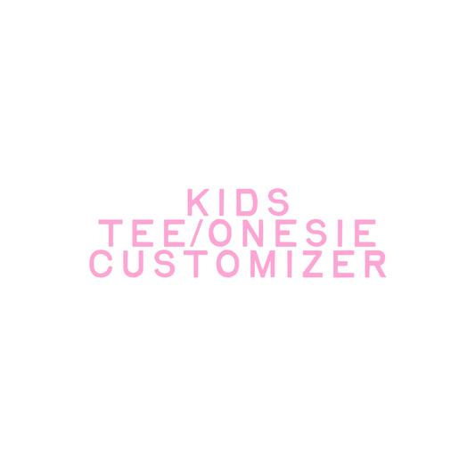 Tee/Bodysuit Customizer - Kids