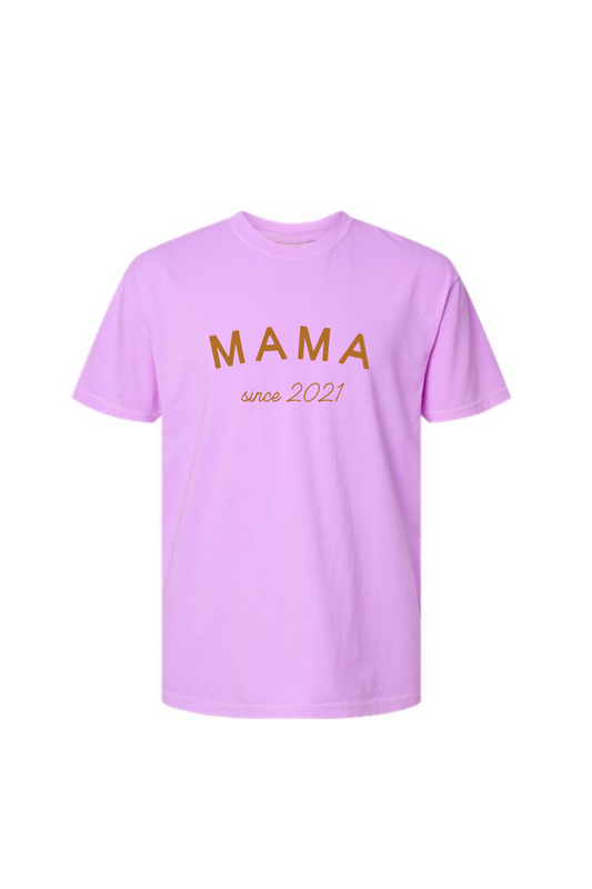Mama Tee in Neon Violet