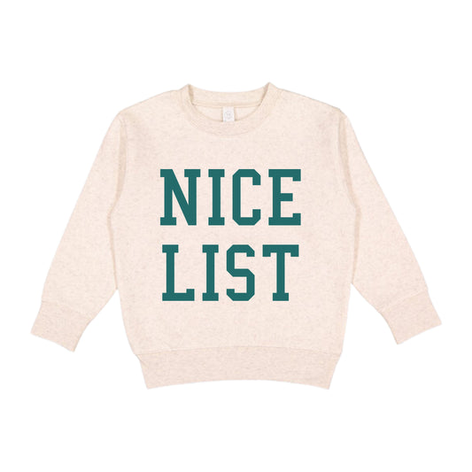 Nice List sweatshirt