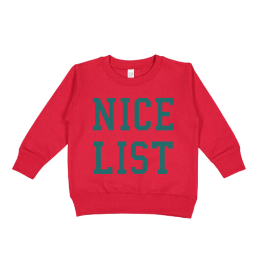 Nice List sweatshirt