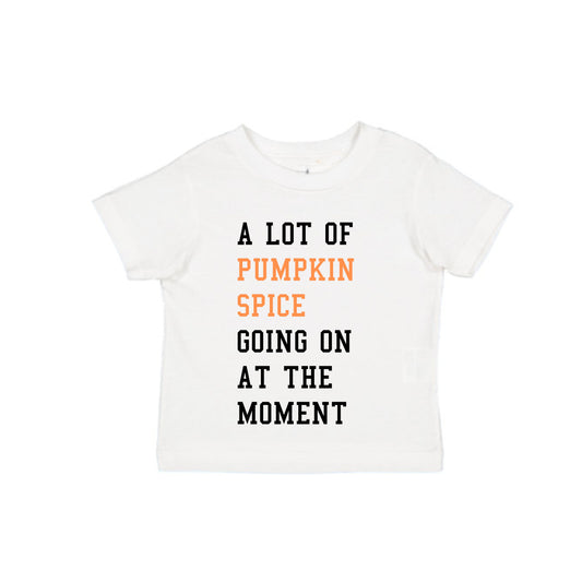 A Lot of Pumpkin Spice tee in White