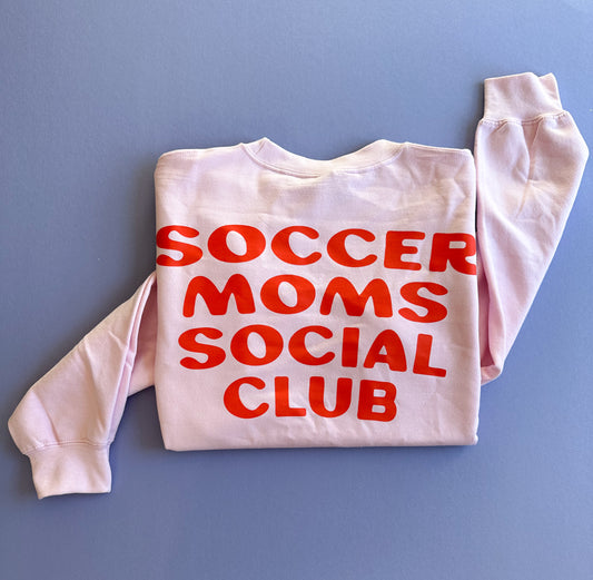 Soccer Moms Sweatshirt in Pink - Adult