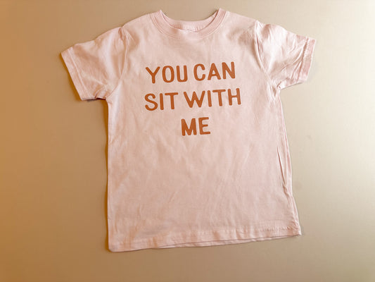 Sit With Me Tee in Pink