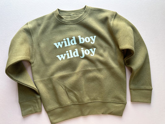 Wild Boy Toddler Sweatshirt - Coyote Brown