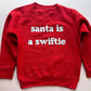 Santa is a Swiftie Sweatshirt in Red