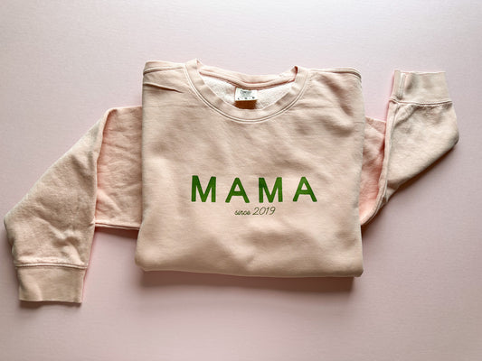 Mama Sweatshirt in Peachy