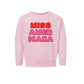 miss americana sweatshirt in pink