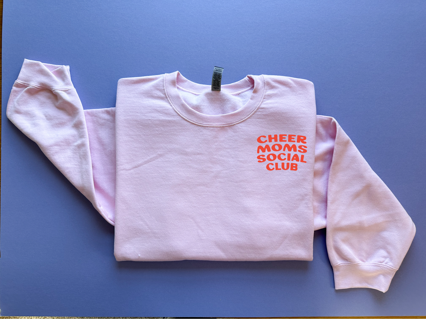Cheer Moms Sweatshirt in Pink - Adult