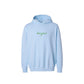 Bonjour hooded sweatshirt in hydrangea