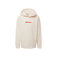 Bisous hooded sweatshirt in ivory