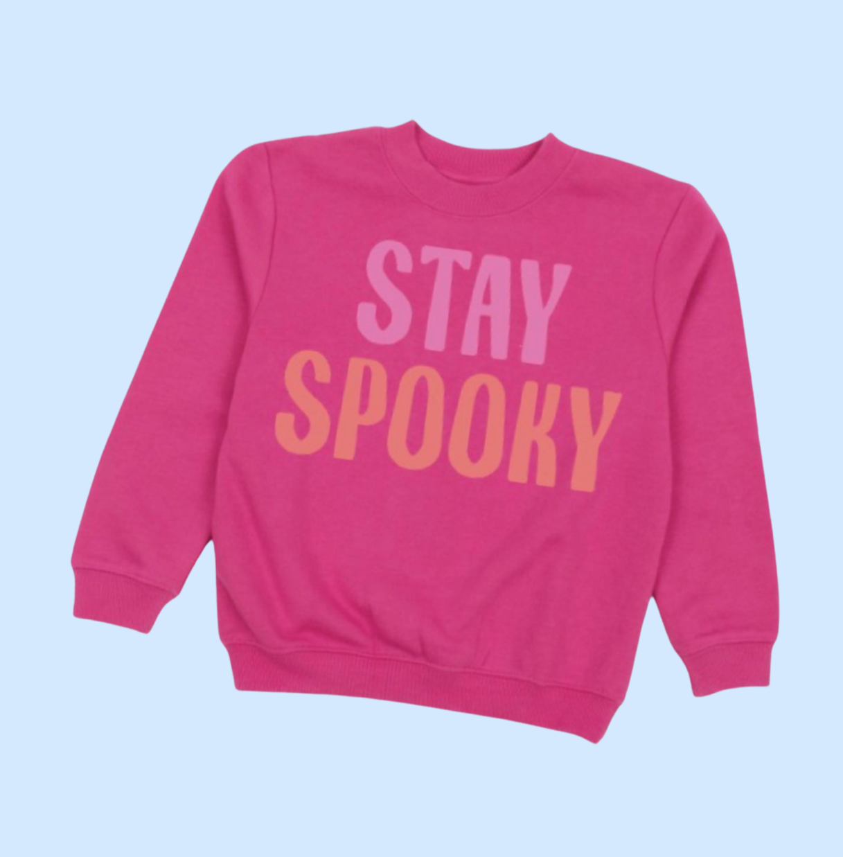 Stay Spooky 2023 Kids Pullover - Pink