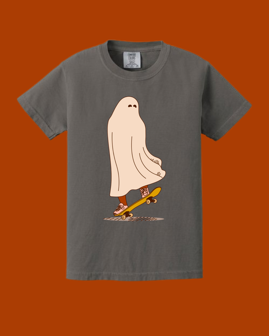 skater ghost tee - kids + adult sizing