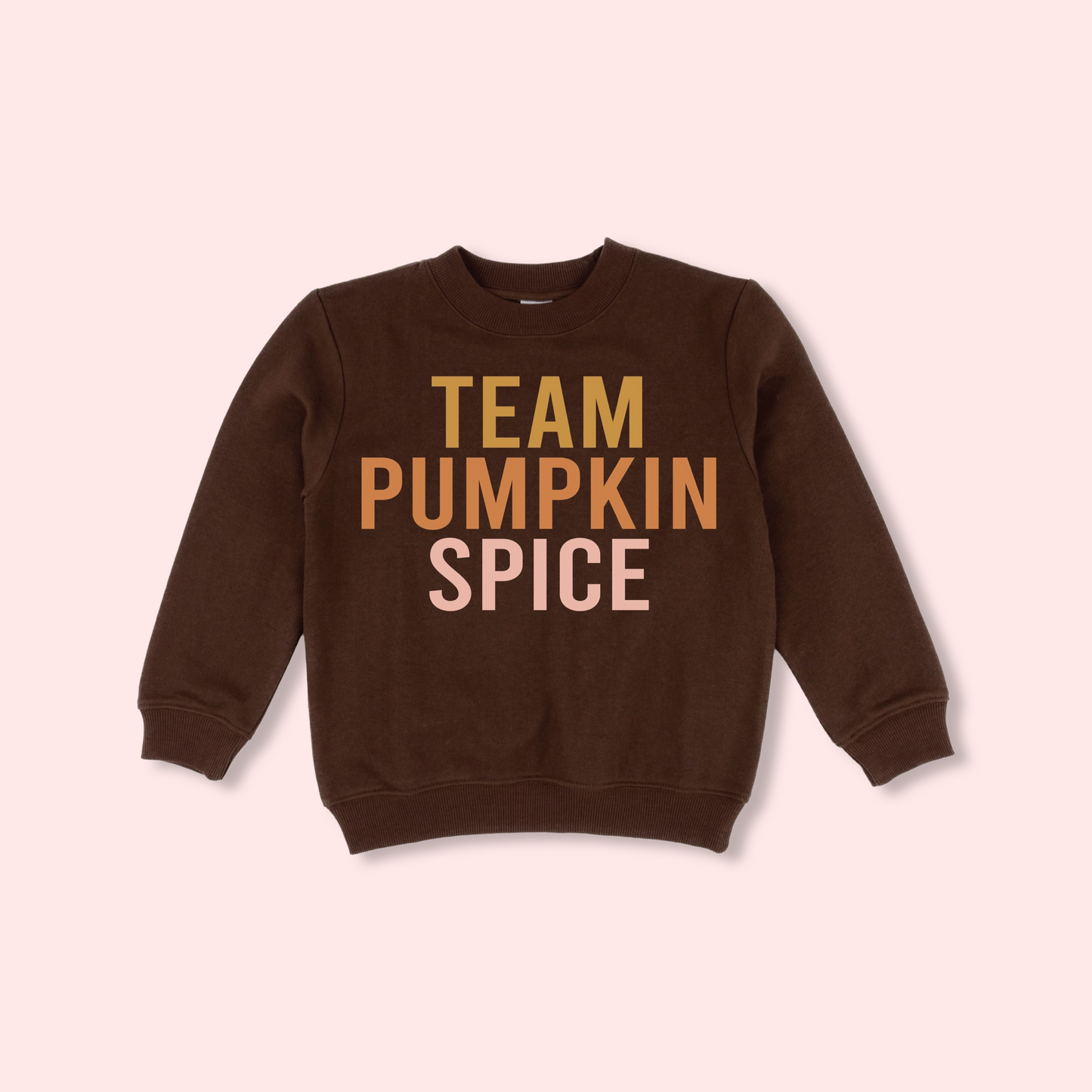 Team Pumpkin Spice Pullover - Chocolate
