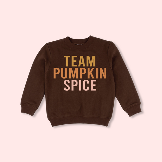 Team Pumpkin Spice Pullover - Chocolate