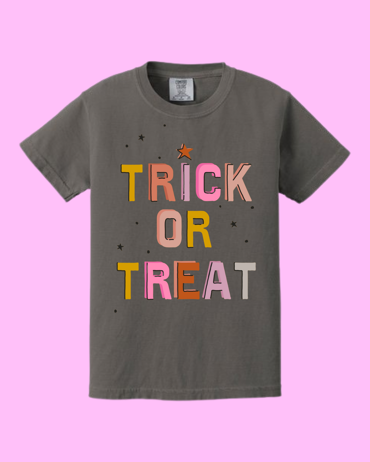 trick or treat tee - kids + adult sizing