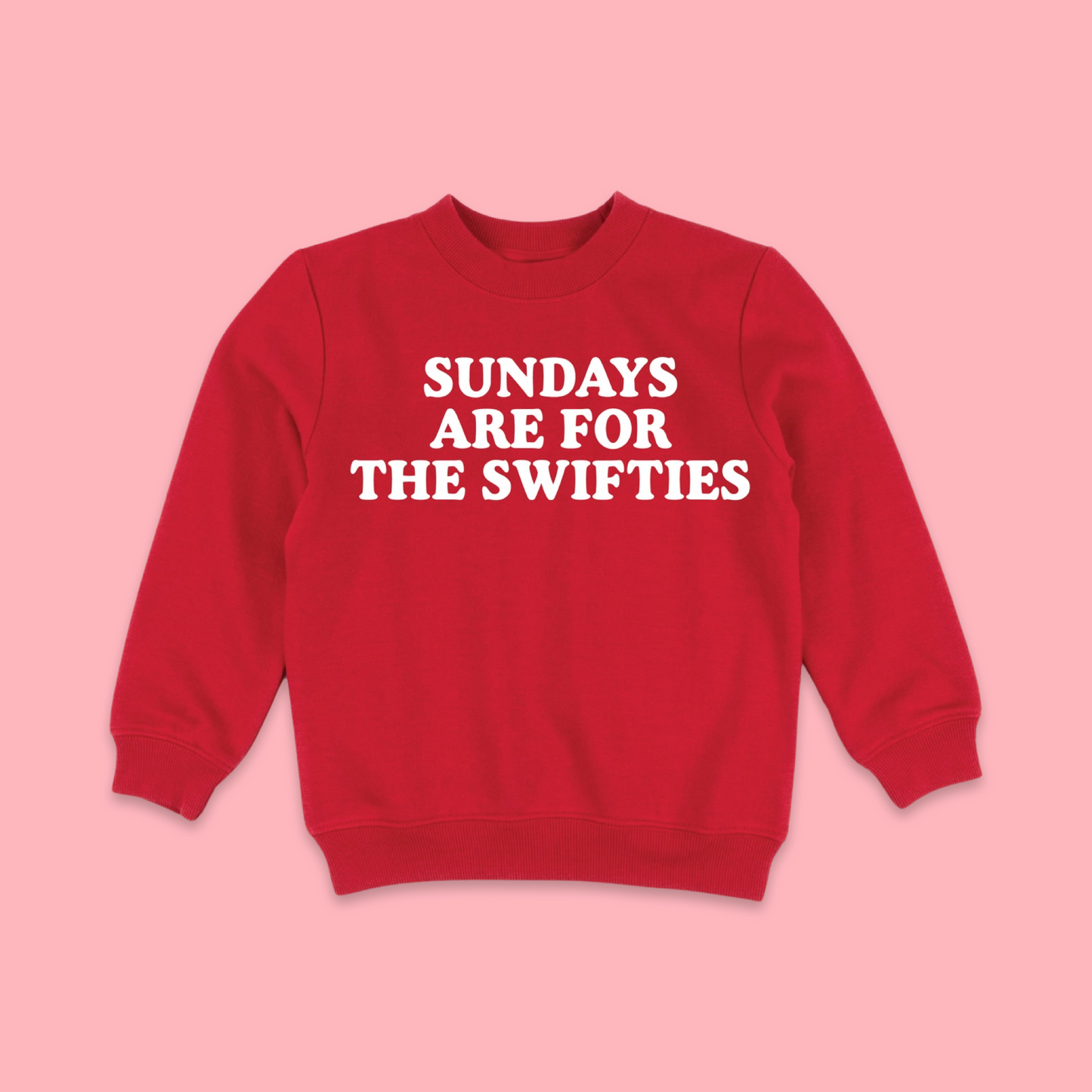 Swifties Sweatshirt Adult - Red