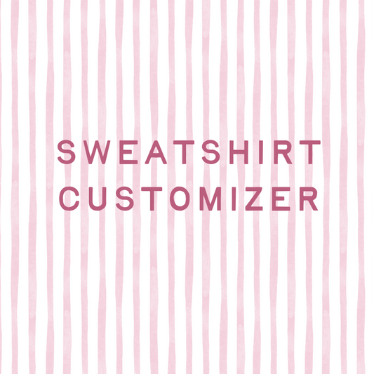 Sweatshirt Customizer Option