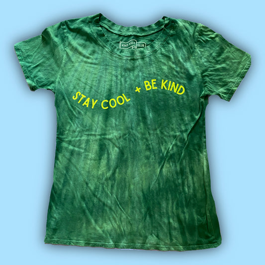 Stay Cool + Be Kind Mama Tee in Jade